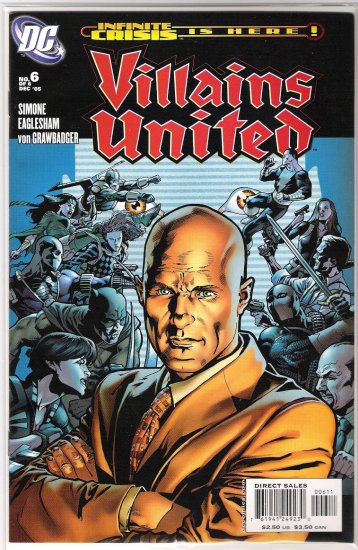 VILLAINS UNITED #6-NEVER READ!