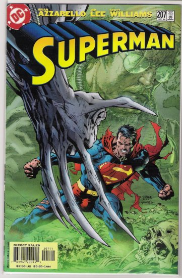 SUPERMAN #207 JIM LEE-NEVER READ!