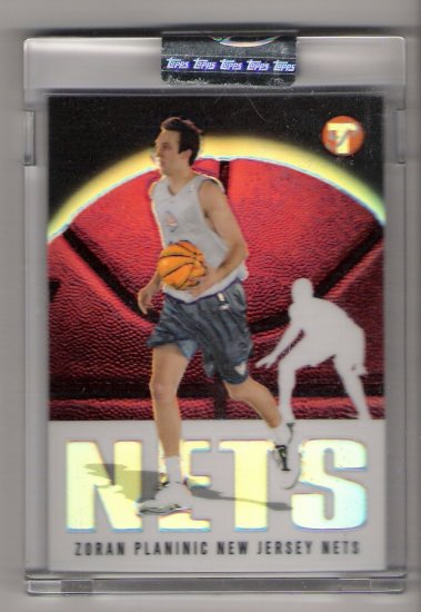 2003 TOPPS PRISTINE ZORAN PLANINIC NETS UNCIRCULATED CARD
