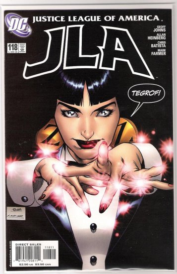 JLA #118 GEOFF JOHNS-NEVER READ!