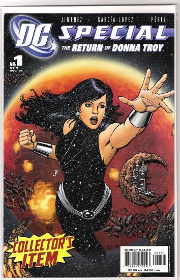 DC SPECIAL: THE RETURN OF DONNA TROY #1-NEVER READ!