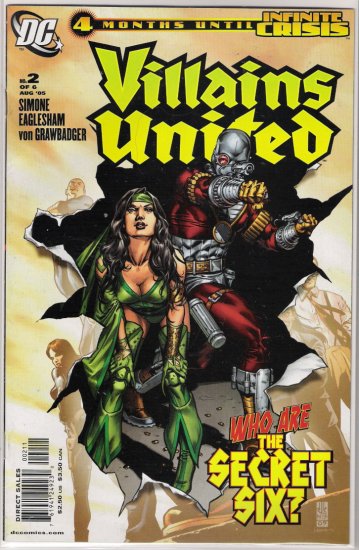 VILLAINS UNITED #2 1ST PRINT-NEVER READ!