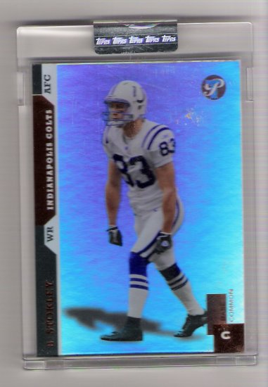 2005 TOPPS PRISTINE BRANDON STOKLEY COLTS UNCIRCULATED CARD