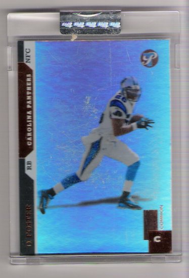 2005 TOPPS PRISTINE DESHAUN FOSTER PANTHERS UNCIRCULATED CARD