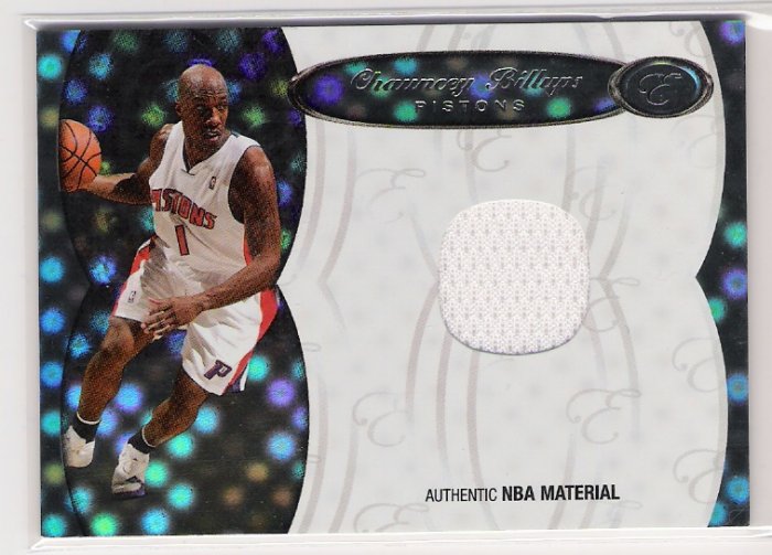 2006 BOWMAN ELEVATION BOARD OR DIRECTORS RELIC CHAUNCEY BILLUPS PISTON JERSEY CARD #'D 54/99!