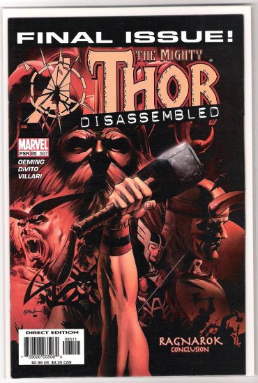 THOR #87 (#587) DISASSEMBLED DEATH OF THOR-NEVER READ!
