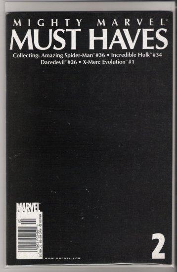 MIGHTY MARVEL MUST HAVES #2-NEVER READ!