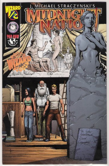 WIZARD/TOP COW MIDNIGHT NATION 1/2 GOLD EDITION W/COA-NEVER READ!