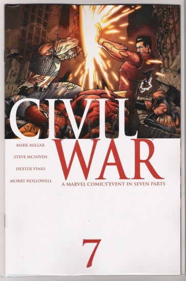 CIVIL WAR #7 1ST PRINT-NEVER READ!