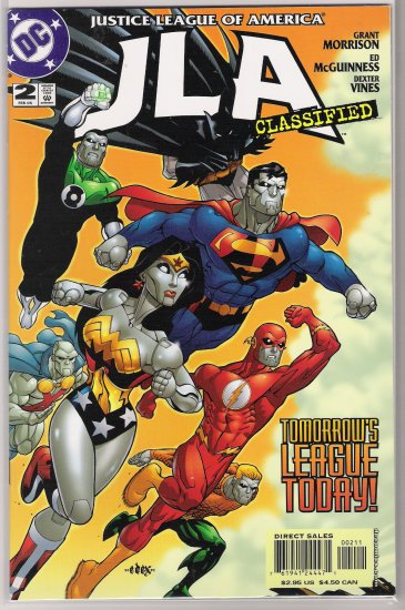 JLA CLASSIFIED #2-NEVER READ!