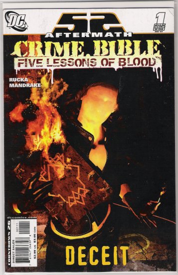 CRIME BIBLE FIVE LESSONS OF BLOOD #1 (2007)-NEVER READ!