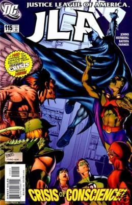 JLA #115 (2005) IDENTITY CRISIS FALLOUT-NEVER READ!