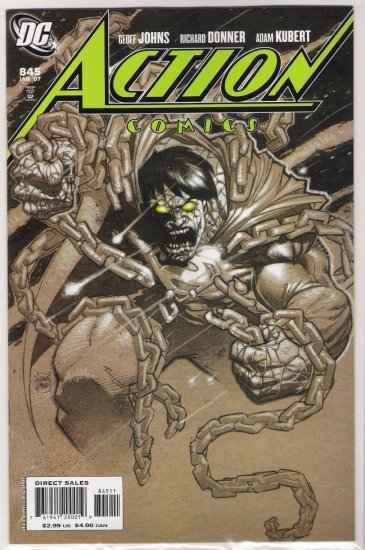 ACTION COMICS #845 1ST PRINT SOLD OUT-NEVER READ!