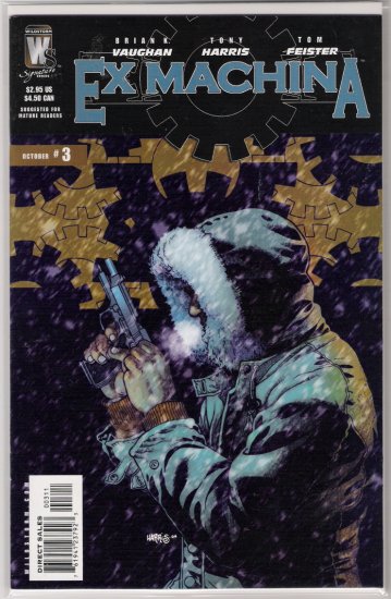 EX MACHINA #3 BRIAN K VAUGHAN-NEVER READ!