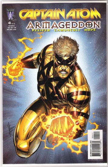 CAPTAIN ATOM ARMAGEDDON #4-NEVER READ!
