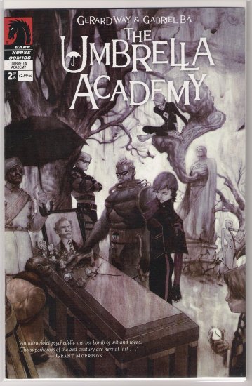 THE UMBRELLA ACADEMY #2 (2007) GERARD WAY-NEVER READ!