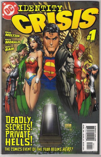 IDENTITY CRISIS #1 (2004) FIRST PRINT MICHAEL TURNER-NEVER READ!
