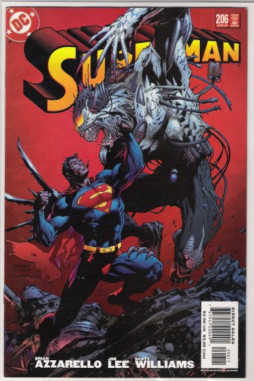 SUPERMAN #206 (2004) JIM LEE-NEVER READ!