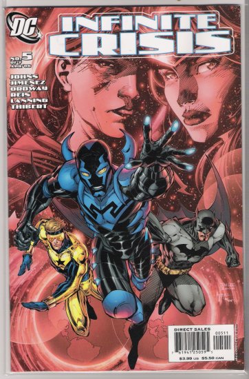 INFINITE CRISIS #5 (2006) JIM LEE COVER-NEVER READ!