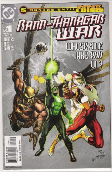 RANN-THANAGAR WAR #1 (2005) 2ND PRINT-NEVER READ!