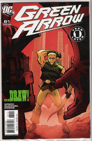 GREEN ARROW #61 (2006) ONE YEAR LATER 2ND PRINT-NEVER READ!