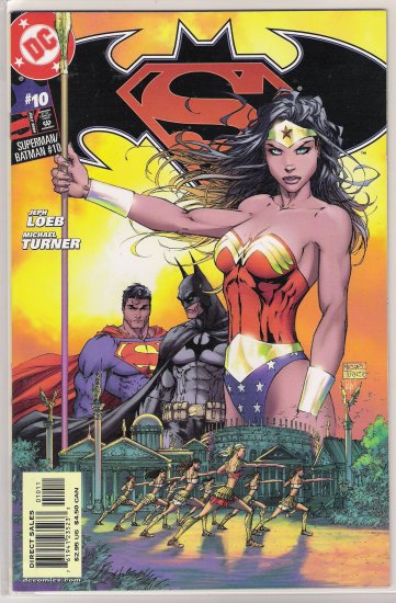 SUPERMAN/BATMAN #10 (2004) MICHAEL TURNER COVER- NEVER READ!