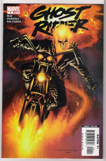 GHOST RIDER #1 TEXEIRA COVER-NEVER READ!