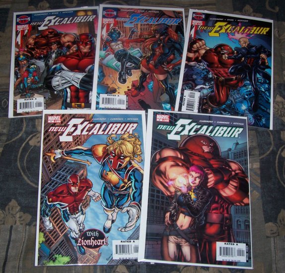 NEW EXCALIBUR LOT 1,2,3,4, AND 5-NEVER READ!