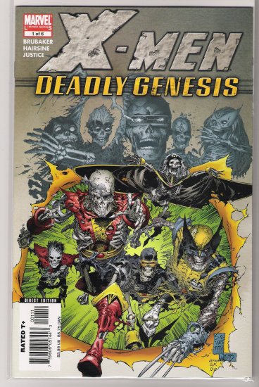 X-MEN DEADLY GENESIS #1 ED BRUKABER-NEVER READ!