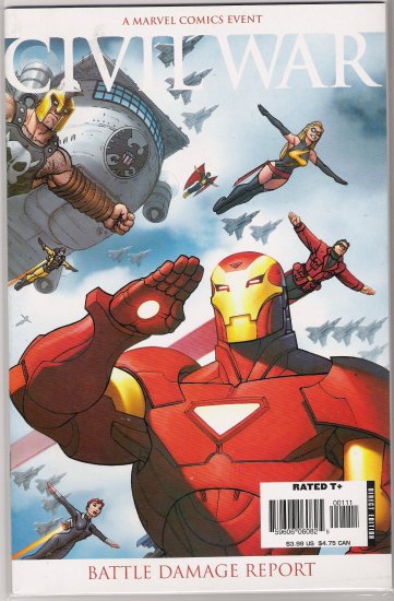 CIVIL WAR BATTLE DAMAGE REPORT #1 (2007)-NEVER READ!
