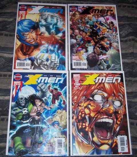 NEW X-MEN LOT 21,22,23, AND 24-NEVER READ!