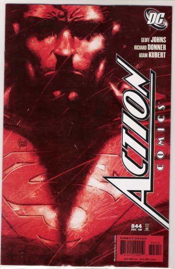 ACTION COMICS #844 2ND PRINT GEOFF JOHNS ADAM KUBERT-NEVER READ!