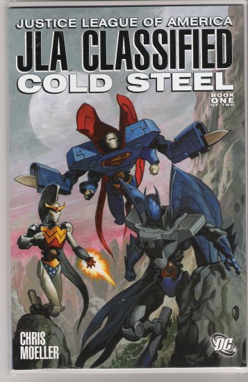 JLA CLASSIFIED COLD STEEL BOOK ONE (2005)-NEVER READ!