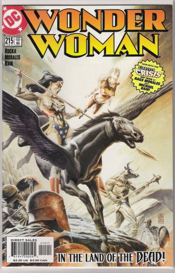 WONDER WOMAN #215 (2005) RAGS MORALES-NEVER READ!