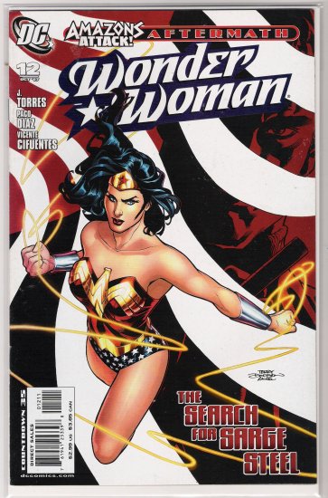 WONDER WOMAN #12 (2007) AMAZONS ATTACK AFTERMATH-NEVER READ!