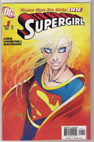 SUPERGIRL #1 (2005) MICHAEL TURNER COVER-NEVER READ!