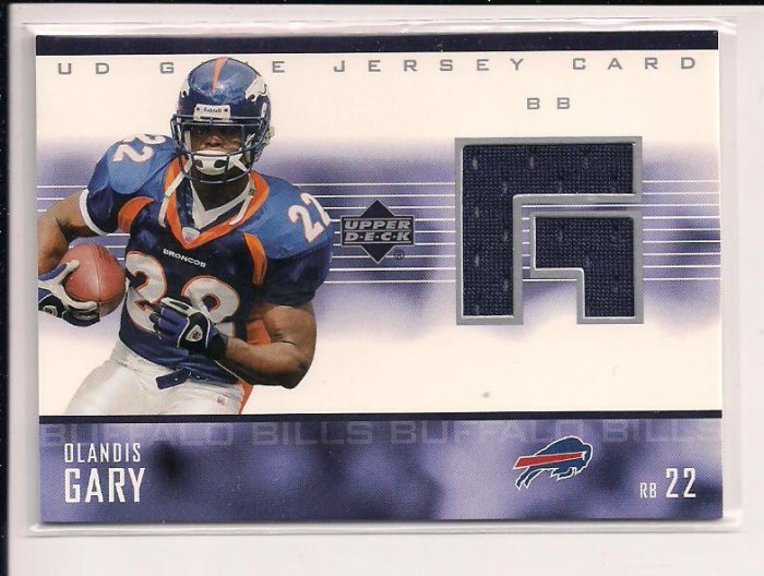 2003 UPPER DECK OLANDIS GARY JERSEY CARD
