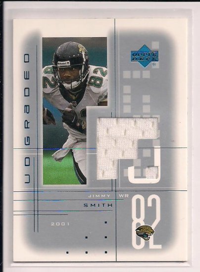 2001 UPPER DECK GRADED JIMMY SMITH JAGUARS JERSEY CARD