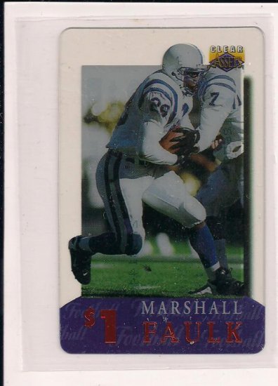 1996 CLEAR ASSETS MARSHALL FAULK $1 PHONE CARD