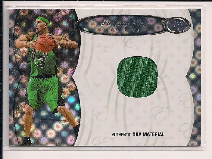 DELONTE WEST CELTICS 2006-07 BOWMAN ELEVATION BOARD OF DIRECTORS JERSEY CARD #'D 47/99!