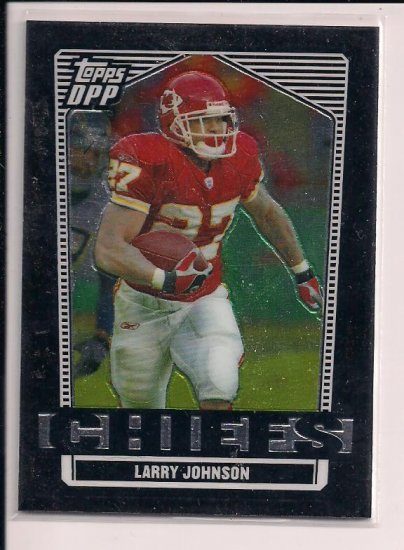 LARRY JOHNSON CHIEFS 2007 TOPPS DPP CARD