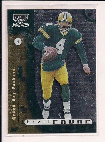 BRETT FAVRE PACKERS 2000 PLAYOFF MOMENTUM CARD