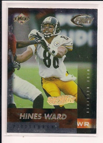 HINES WARD STEELERS 1999 EDGE FURY GOLD INGOT PARALLEL