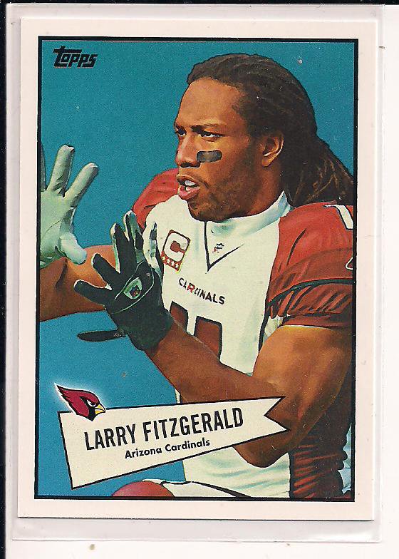LARRY FITZGERALD CARDINALS 2010 TOPPS 1952 BOWMAN STYLE CARD