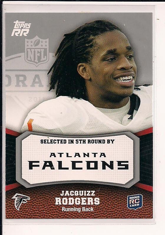 JACQUIZZ RODGERS FALCONS 2011 TOPPS RR ROOKIE CARD