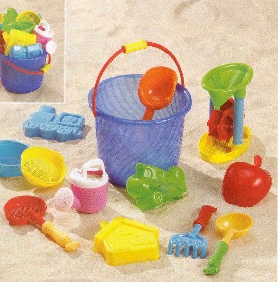 Beach Bucket Sand Toy Set