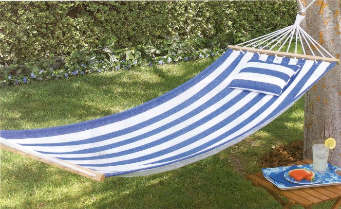 Blue Striped Hammock