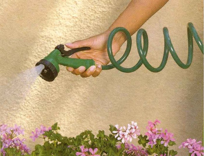 Self-Coiling Garden Hose