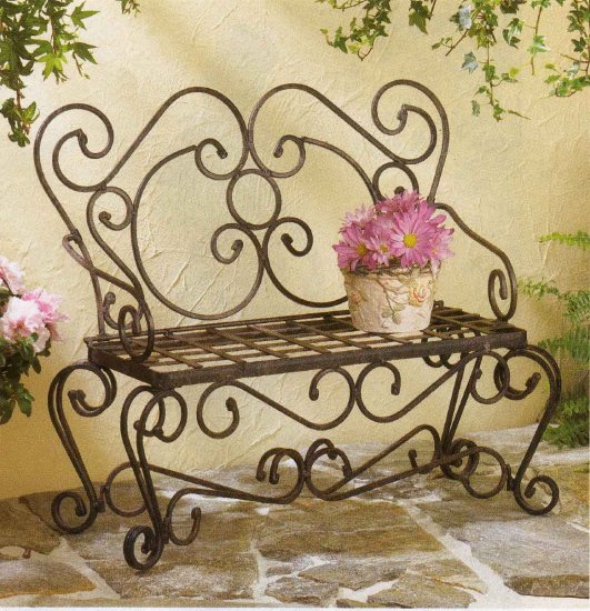 Planter Park Bench