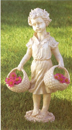 Child with multiuse baskets